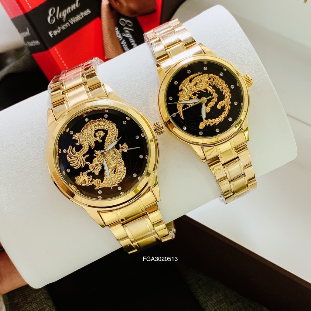 Đồng hồ nam rồng FNGEEN 3d dây thép chống nước | BigBuy360 - bigbuy360.vn