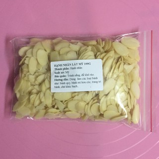 Hạnh nhân lát mỹ 100g