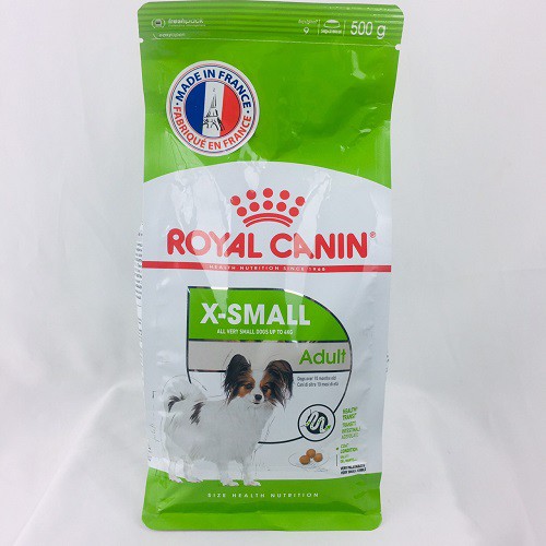 [CHÍNH HÃNG] ROYAL CANIN XSMALL  ADULT - THỨC ĂN CHO CHÓ TRƯỞNG THÀNH GIỐNG NHỎ - GÓI 500G