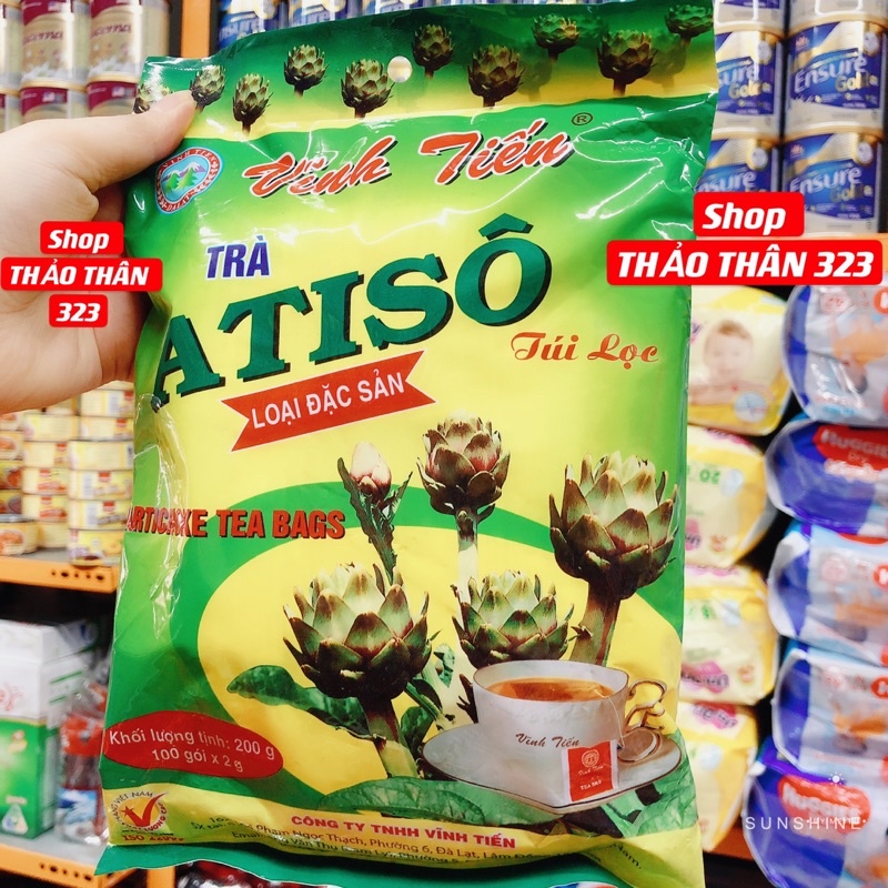 ☘️TRÀ ATISO VĨNH TIẾN TÚI LỌC ĐẶC SẢN ĐÀ LẠT 200g ( 100gói)