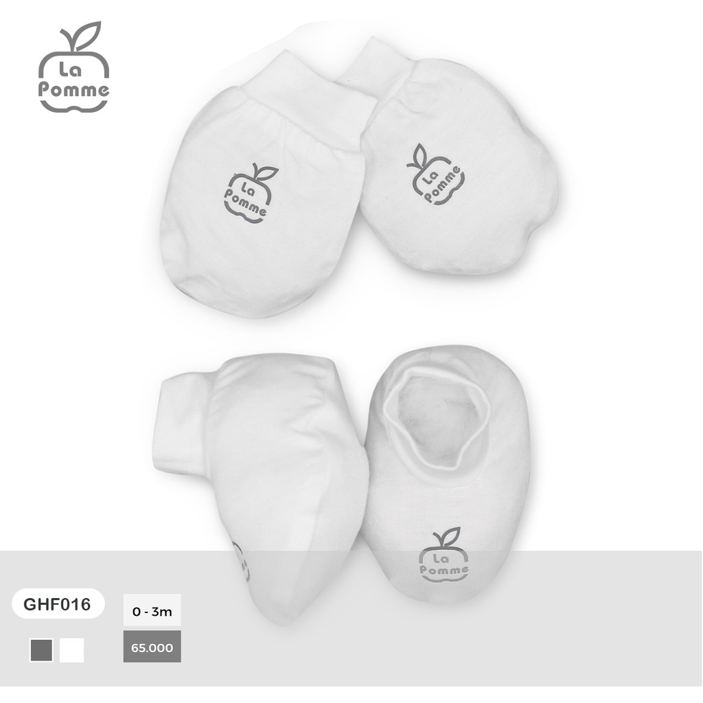 GHF016 Set 1 đôi bao tay bao chân bo ống La Pomme