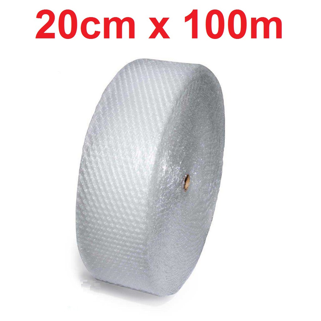 Khổ 20CM x 100M nguyên cuộn Màng xốp hơi,xốp nổ,bong bóng khí gói hàng tiện dụng