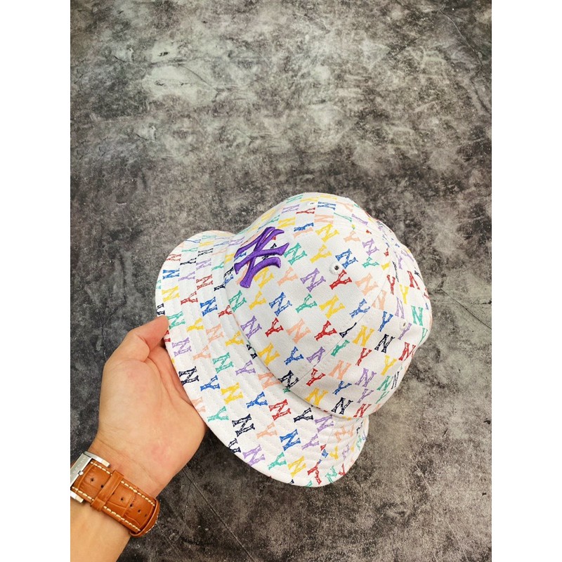 Mũ tròn thể thao nam Nữ , mũ bucket xuất xịn logo thêu N.Y