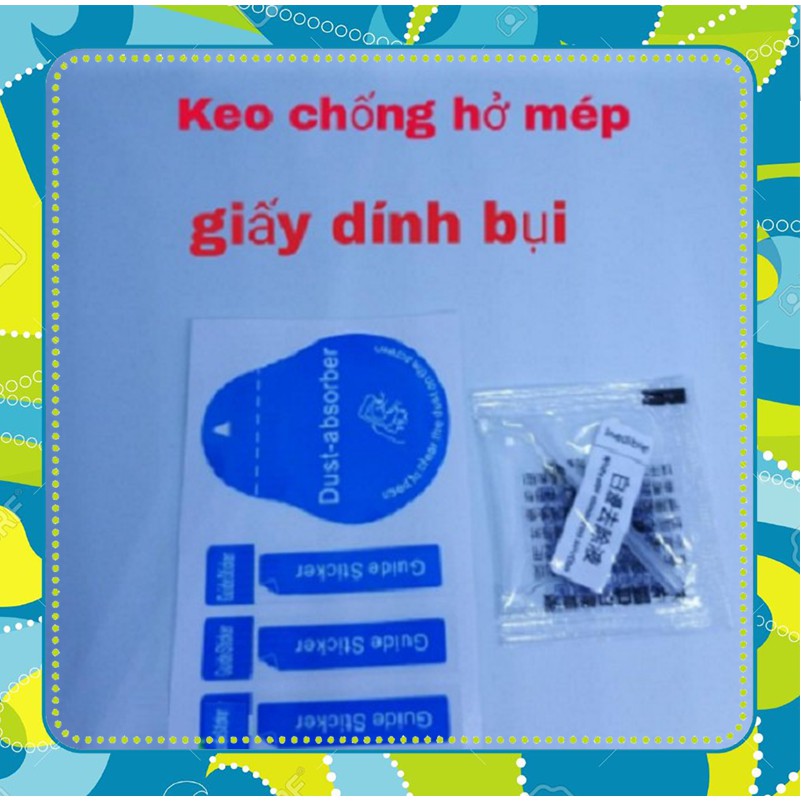 Giấy Lấy Bụi / keo chống hở mép / Giấy Lau Màn Hình Dán Kính Cường Lực