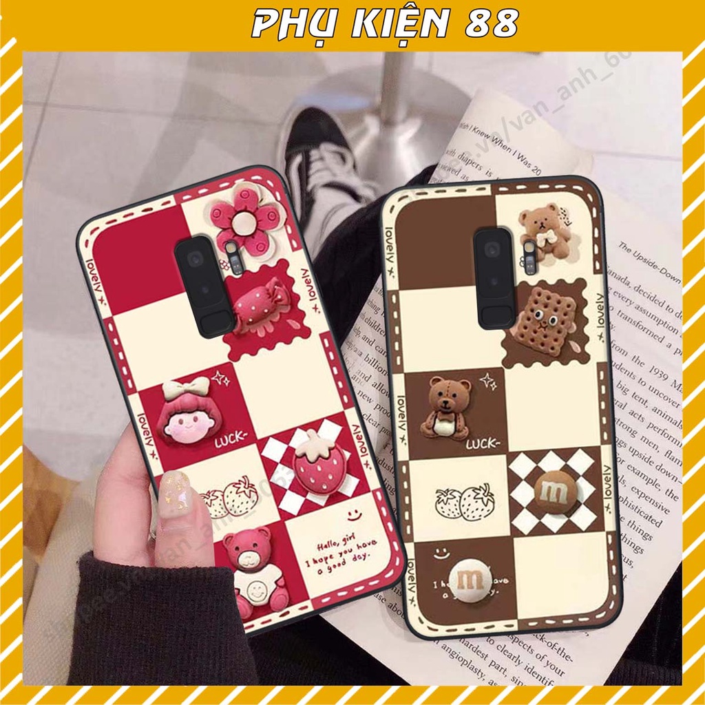 Ốp lưng Samsung S9 / S9 Plus / S9+ hình gấu, kẹo dễ thương cute