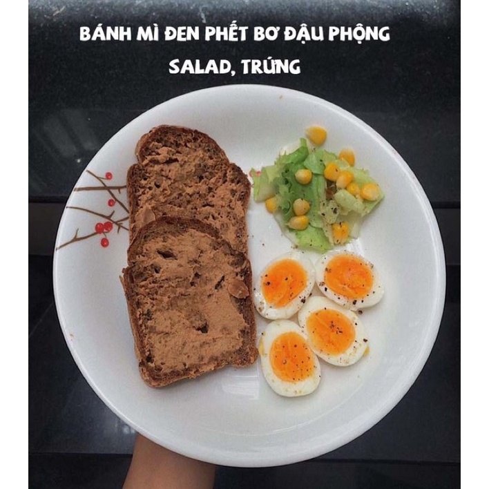 Bánh mì đen nguyên cám 300g (hỗ trợ giảm cân)