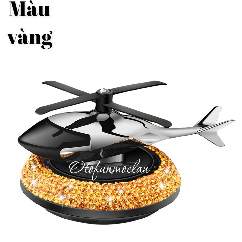 NƯỚC HOA Ô TÔ Năng Lượng Mặt Trời MH Máy Bay Trực Thăng, Khuếch Tán Hương Thơm, Khử Mùi Ô Tô 💖Tặng Kèm Tinh Dầu Thơm | BigBuy360 - bigbuy360.vn