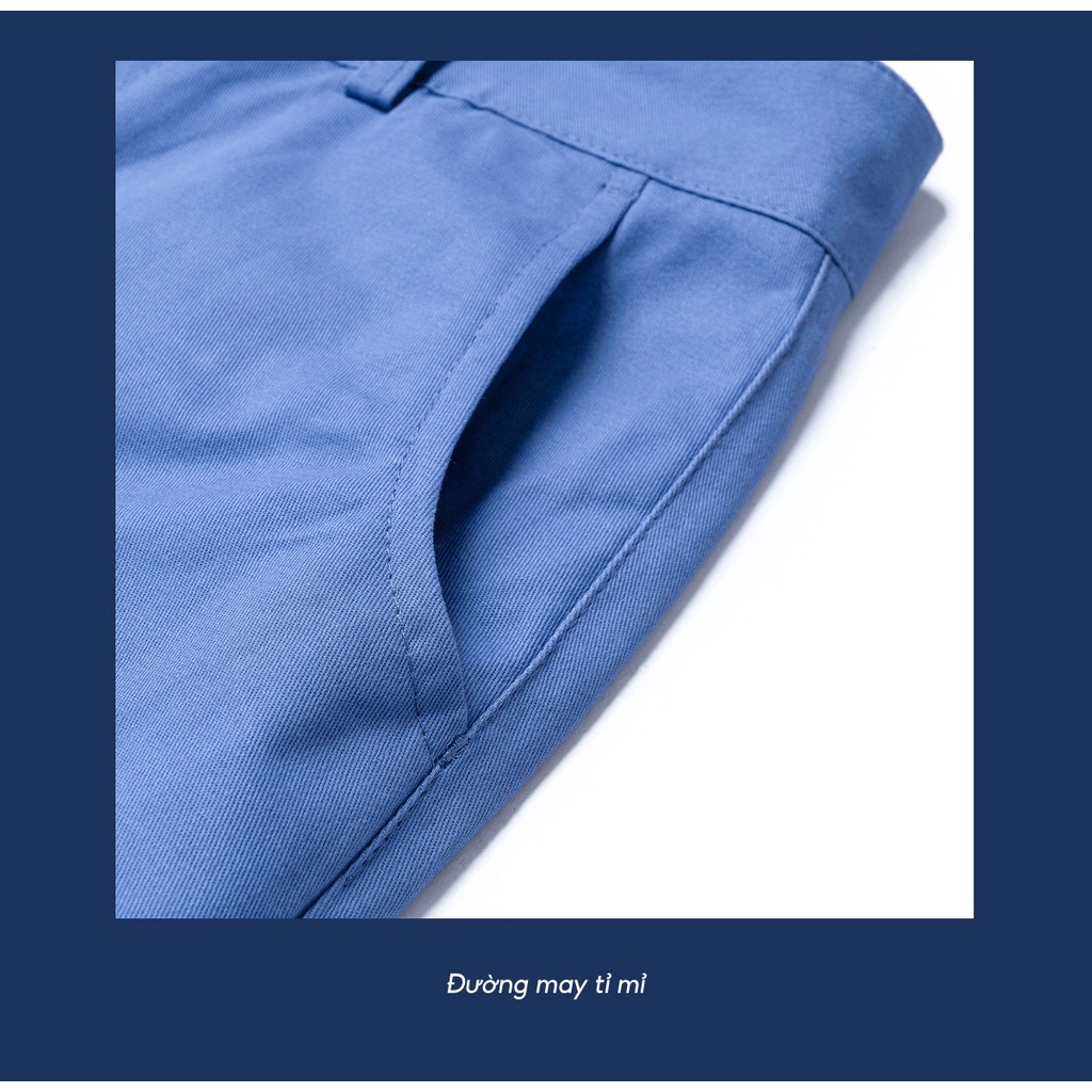 Quần Short Nam Kaki QSBS01, Mềm Mịn Màu Trẻ Trung Phong Cách Hàn Quốc