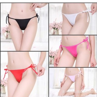 Quần lót buộc dây trơn lọt khe