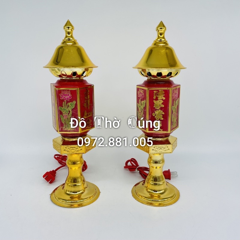 Đèn thờ thân lục giác các cỡ