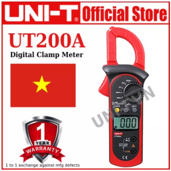 Am pe kìm đo dòng điện UT200A Uni-T hàng chính hãng (BH 12 tháng)