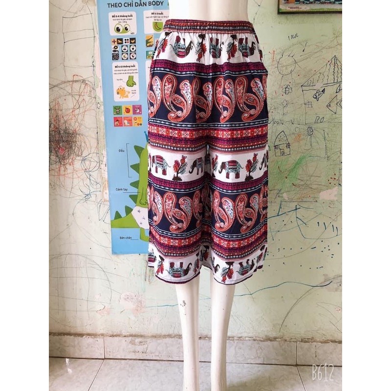 [47-60ký]]Quần lanh lửng ống rộng thổ cẩm | BigBuy360 - bigbuy360.vn