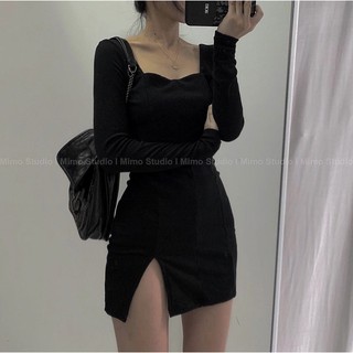 Combo sản phẩm đầm ôm tay dài