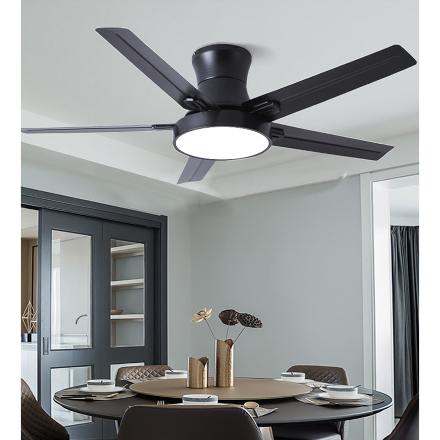 Quạt Trần Đèn dành cho Trần Nhà Thấp - Đèn Quạt trần Bắc Âu XH-102