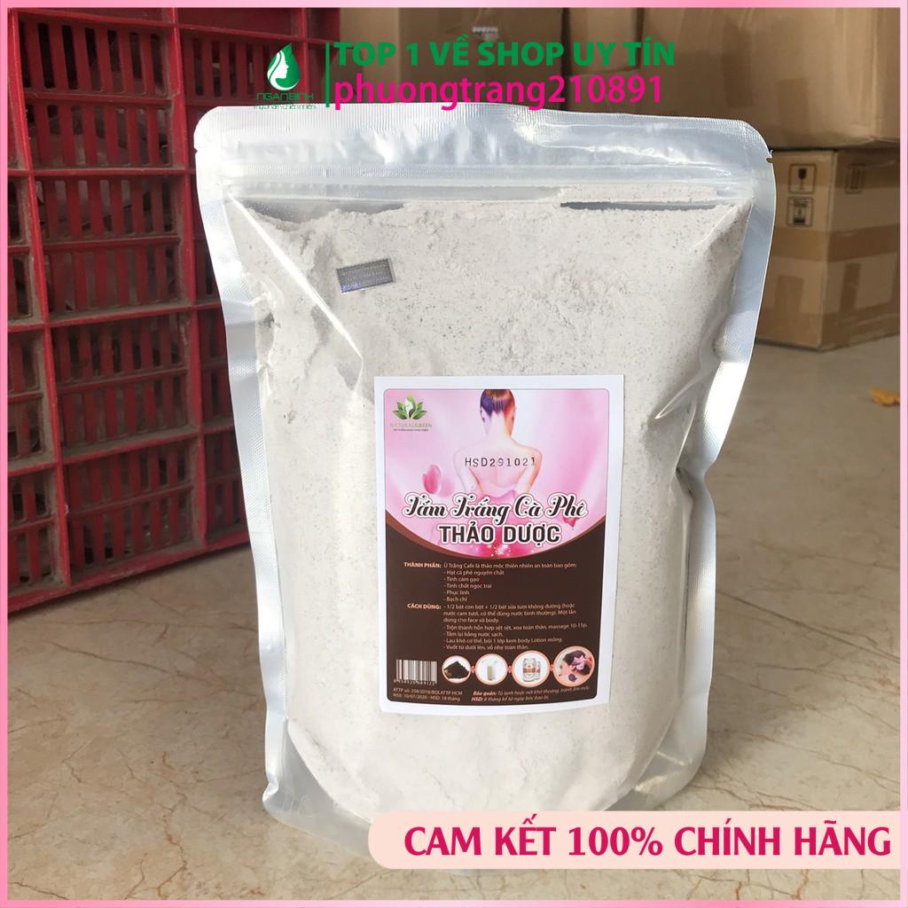 (COMBO SỈ  1KG Ủ CAFE)  Ủ TRẮNG CAFE (dùng cả face và body) . . . mới cập nhật hàng công ty chính hãng