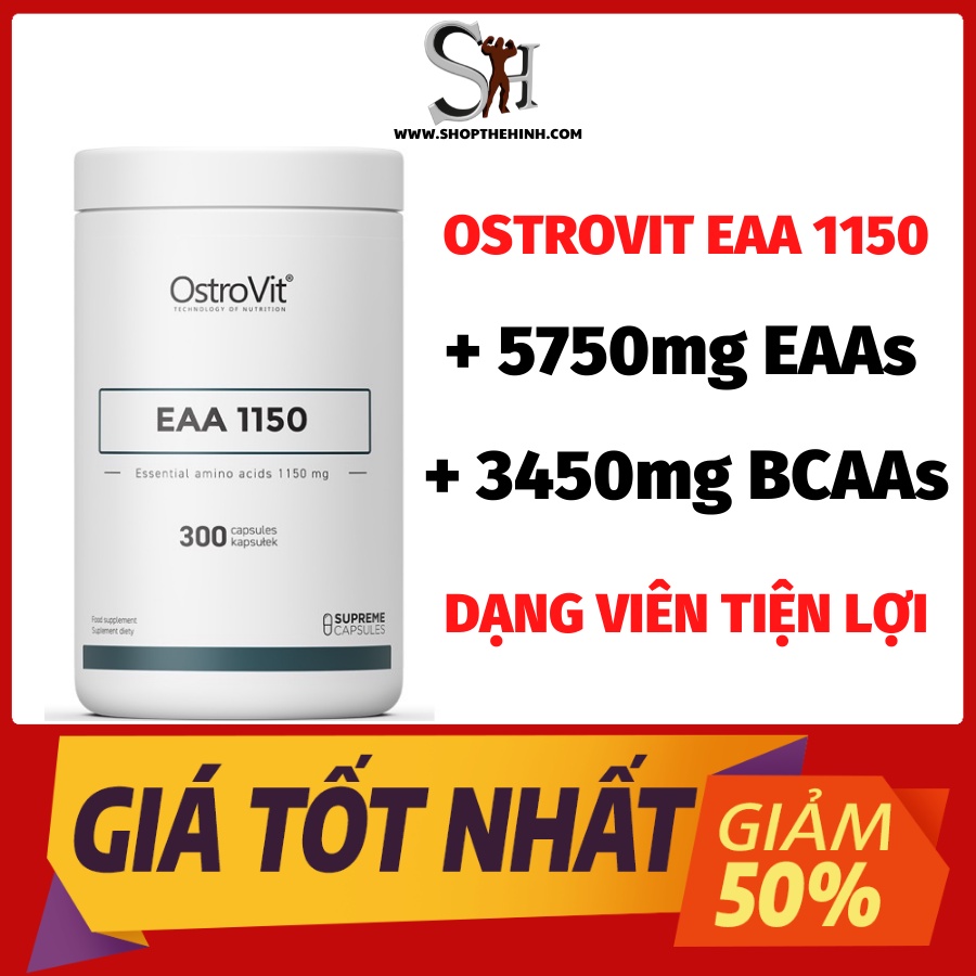 Ostrovit Eaa 1150mg  - Phục Hồi Cơ, Chống Mất Cơ, Chống Nhức Mỏi Cơ, Phát Triển Cơ Bắp
