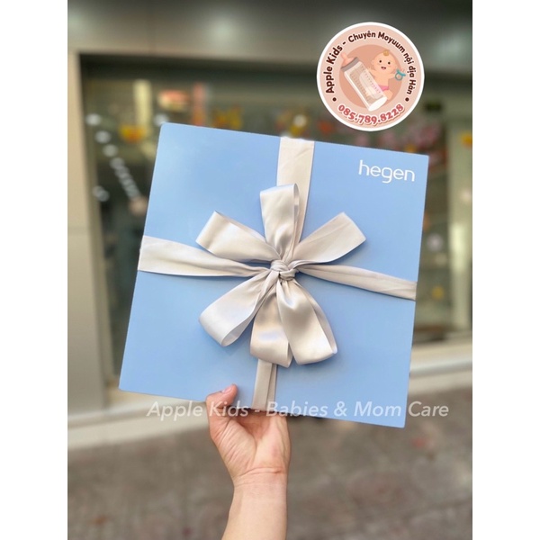 Bộ quà tặng Hegen Wonder Blue Collection ( 1 bình trữ +1 bình nước 150ml, 1 bình sữa 240ml, 1 bình tập uống 330ml, 1 cọ)