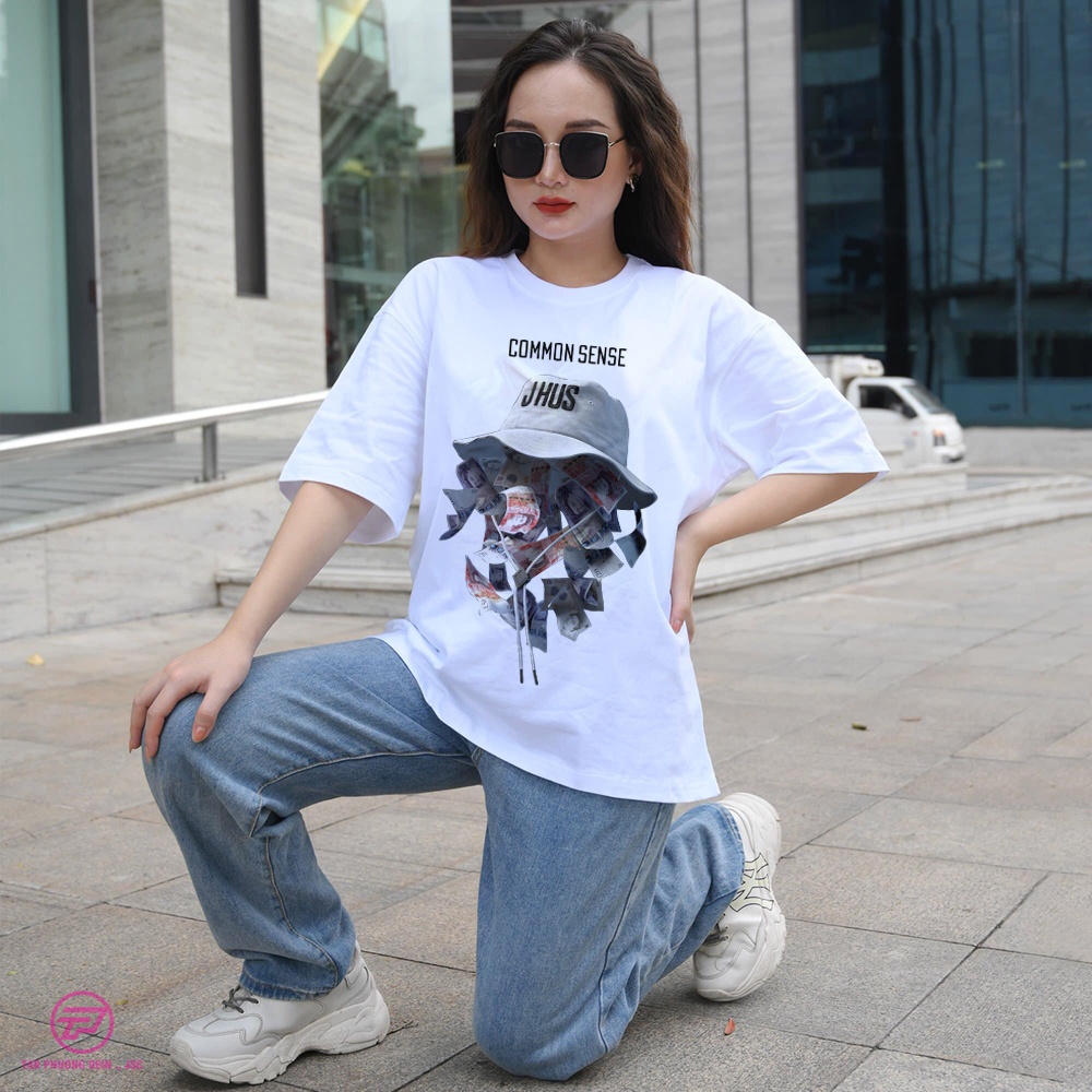 Áo thun Mũ DOLLAR unisex form rộng nam nữ chất cotton mịn ullzang