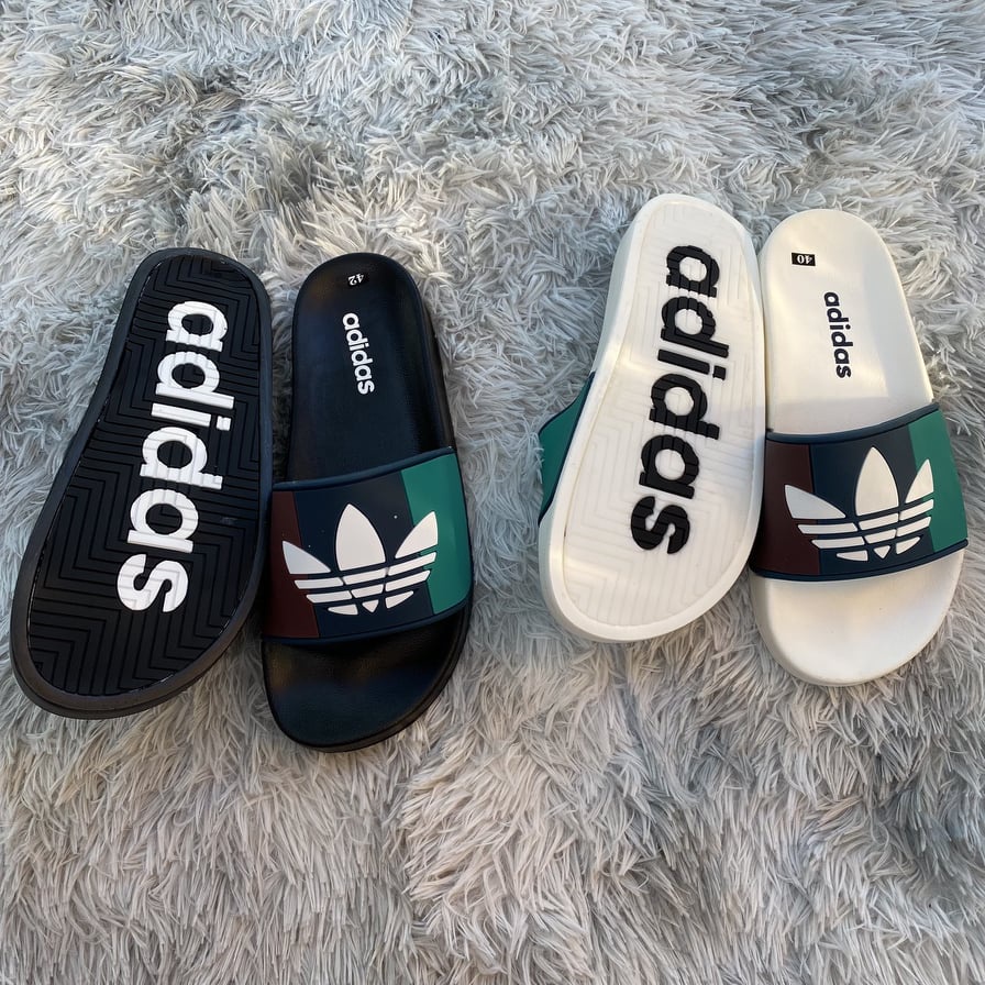 🔥HÀNG SIÊU CẤP🔥Dép quai ngang nam,Dép lê nam quai ngang adidas họa tiết 3 lá đẹp