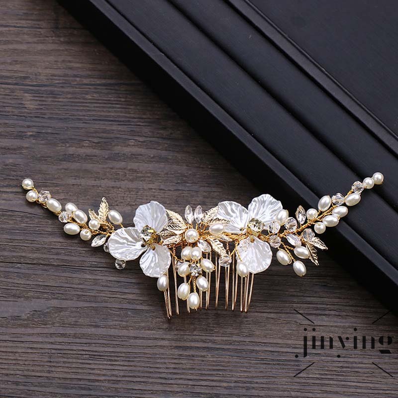 GETNOIVAS Lược cài tóc đính đá thời trang cho cô dâu