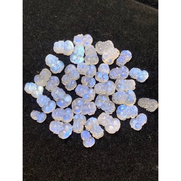 Mặt dây chuyền và nhẫn Tì Hưu Thiên Lộc đá mặt trăng Moon