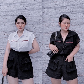 Sơ mi túi kẻ bigsize - MÚP BIGSIZE 60-100KG