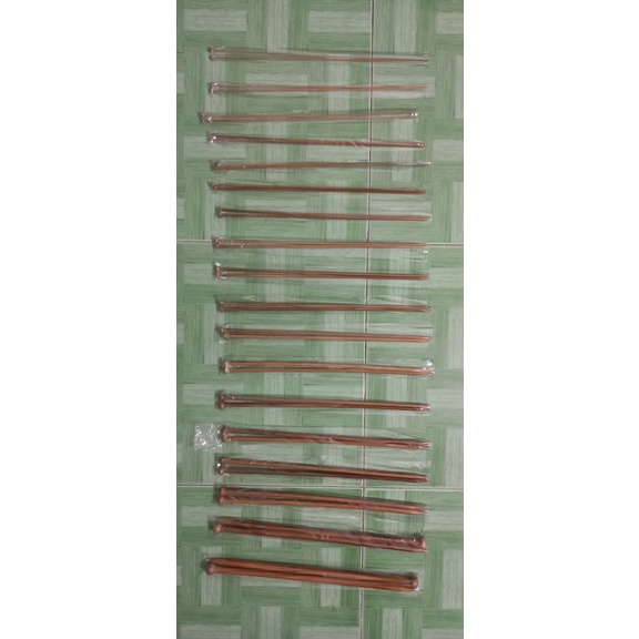 cặp que đan gỗ 35cm