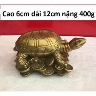 Tượng rùa cưỡi sóng bằng đồng MS20a
