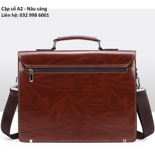 Cặp da khóa số cao cấp A2