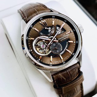 ĐỒNG HỒ CƠ NAM CAO CẤP ORIENT STAR 2019 SEMI SKELETON RE-AV0006Y00B CHÍNH HÃNG