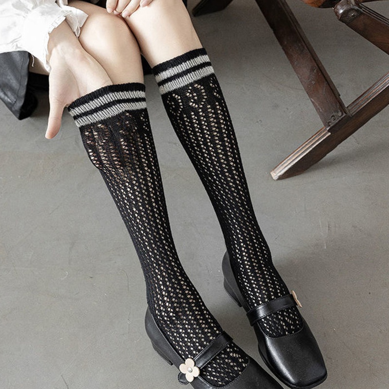 Vớ Dài Khoét Rỗng Giữ Ấm Chân Kiểu Harajuku Lolita Dễ Thương