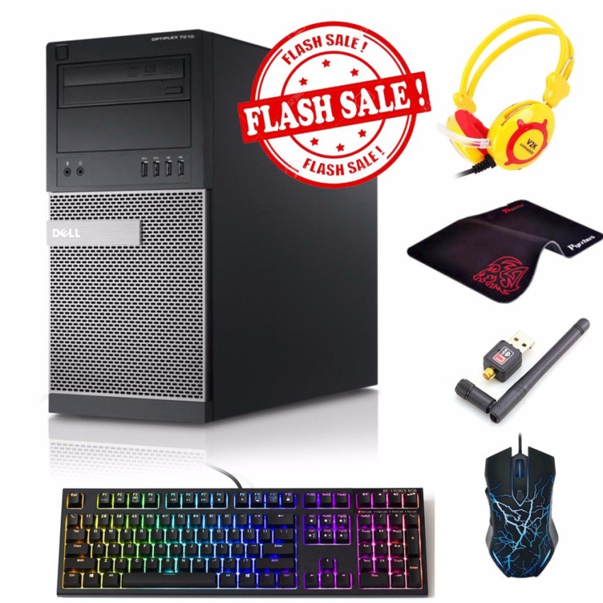 Máy tính chơi Game DELL OPTIPLEX 7010 MT (Core I7 3770, Ram 8GB, HDD 500GB) + Quà Tặng - Hàng Nhập Khẩu | BigBuy360 - bigbuy360.vn
