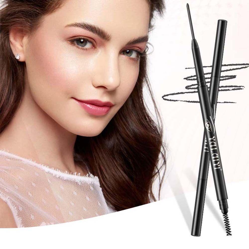 Bút Chì Kẻ Lông Mày Hai Đầu Siêu Mịn Chống Thấm Nước Lâu Trôi