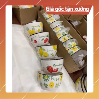 Giá Siêu Rẻ Bát ăn cơm hình hoa quả