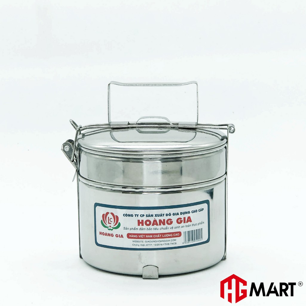 Cặp Lồng Inox giữ nhiệt 2 ngăn HG Mart