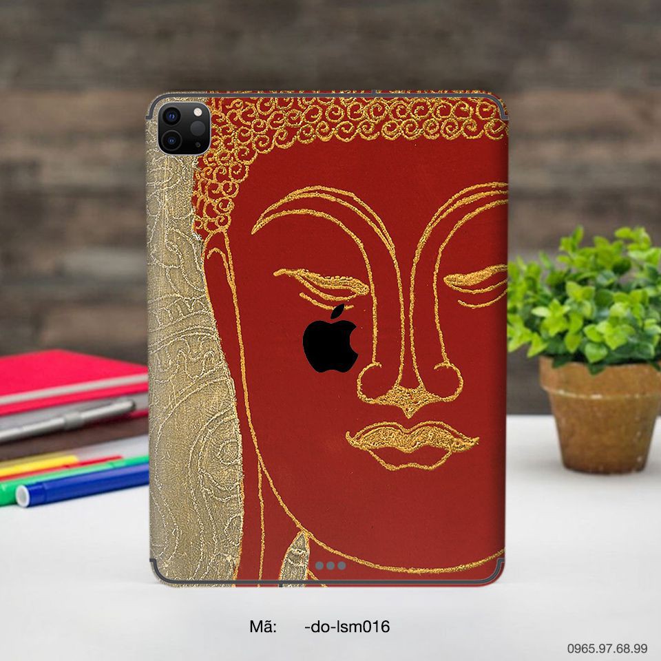 Skin dán iPad in hình Đức Phật (inbox mã máy cho Shop)