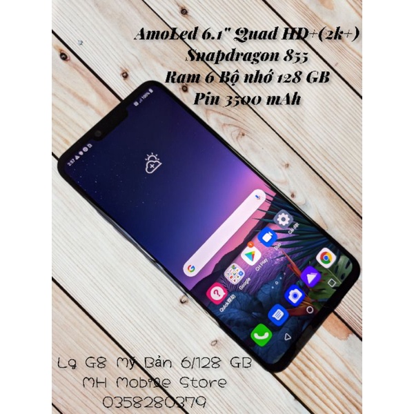 Điện thoại LG G8 ThinQ Bản Mỹ 6/128GB Likenew