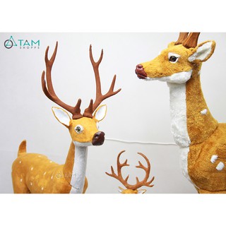 Mô hình tuần lộc trang trí  X-TLBIG-01 TAN LỚN - BIGSIZE