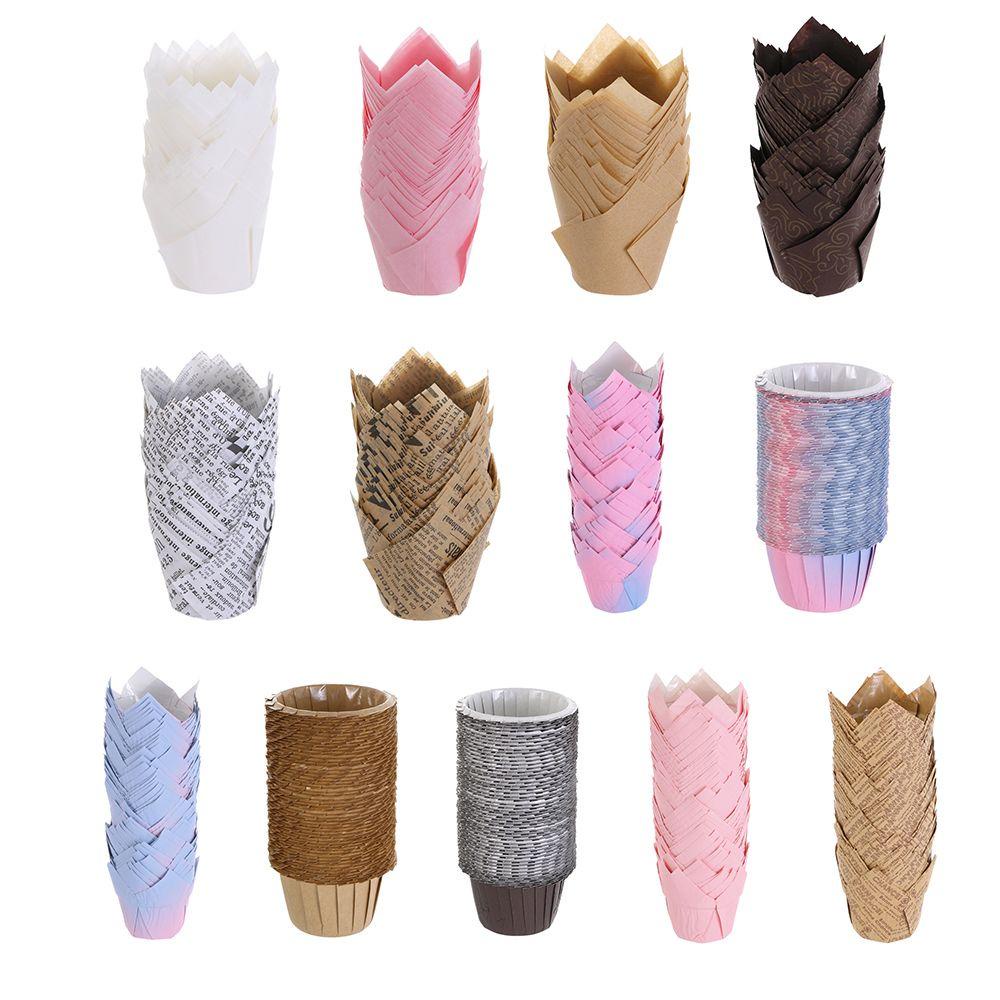 WONDER Set 50 CốC GiấY ĐựNg BáNh Cupcake TiệN DụNg