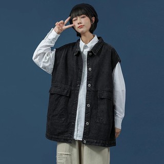 Áo khoác jeans nam nữ basic AK01 by COC CACH