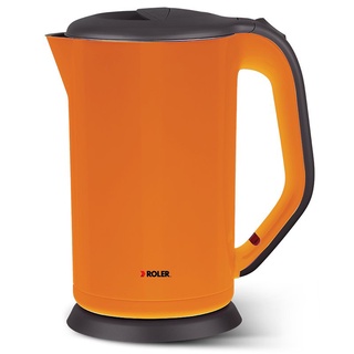 Bình siêu tốc cao cấp 2 lớp inox 304, màu cam roler rk-5102o