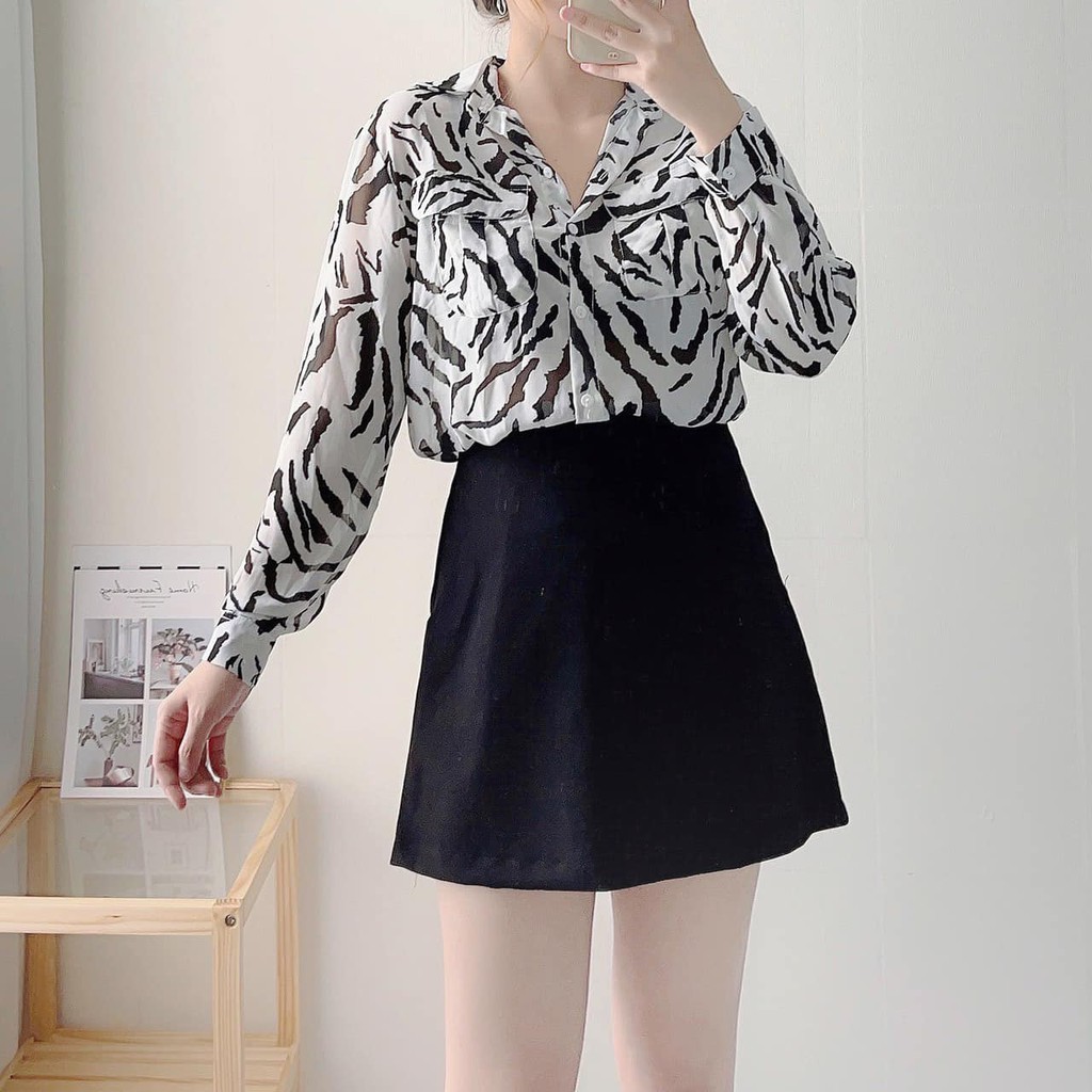 Chân váy A phủ quần TM❤️CHIBEST_AD037
