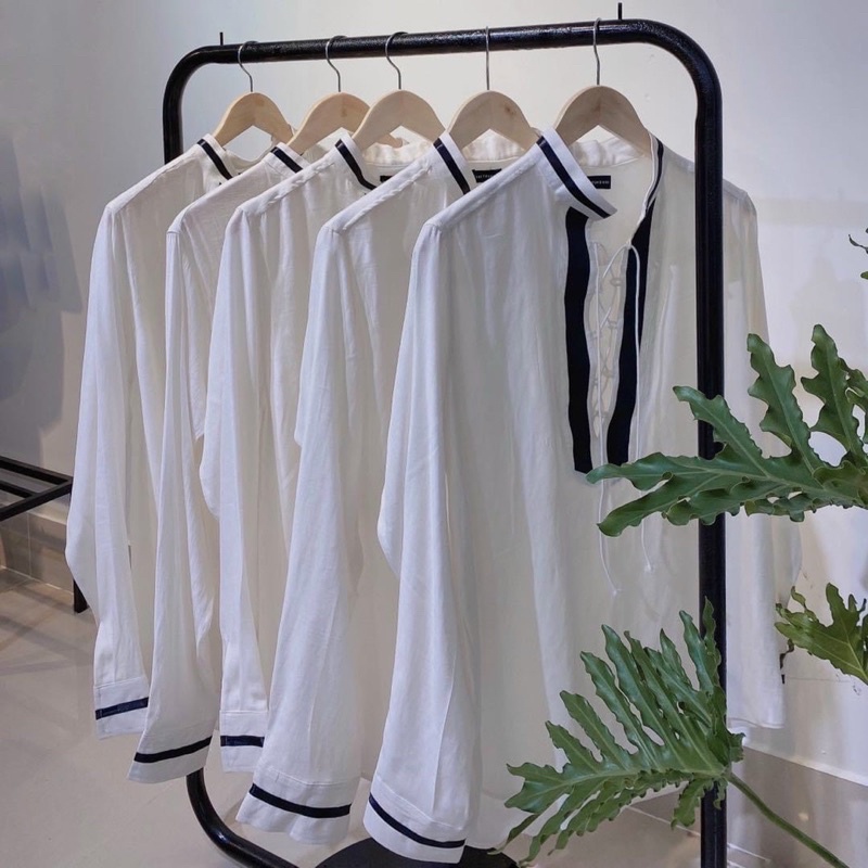 SƠ MI NAM ĐI BIỂN CỔ TRỤ  SƠ MI NAM THIẾT KẾ CHẤT ĐẸP - KIỂU DÁNG HOT TREND HÀN QUỐC