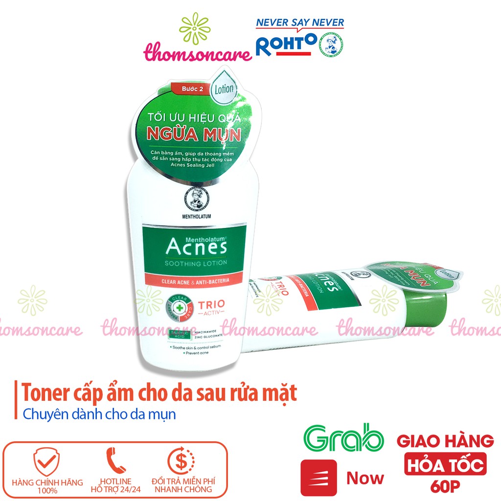 Nước hoa hồng Acnes 90 ml -  dung dịch dịu da chăm sóc da ngừa mụn, tonner dưỡng ẩm cho da sau rửa mặt