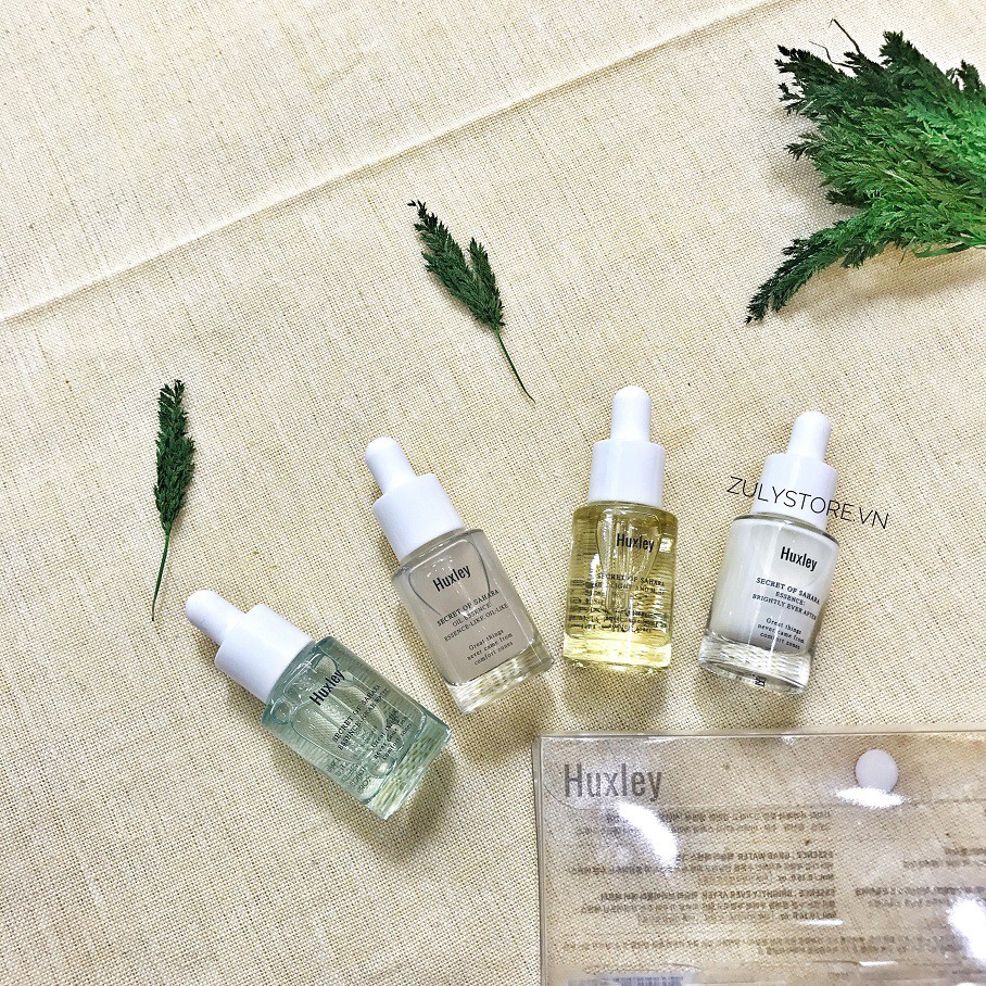 Set Dưỡng Da Huxley Mini (Toner Mini, Kem Huxley Mini, Serum Huxley Mini)