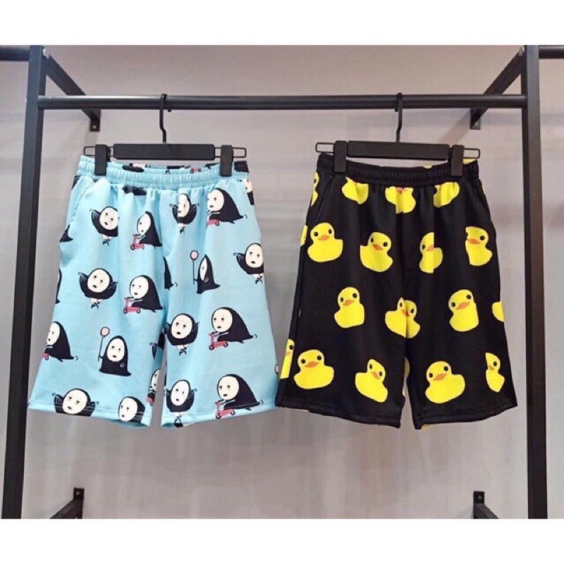 Quần Đùi Cartoon nam nữ TUEANHSHOP Quần Short Thú Hoạt Hình Unisex Freesize 38-70kg | BigBuy360 - bigbuy360.vn