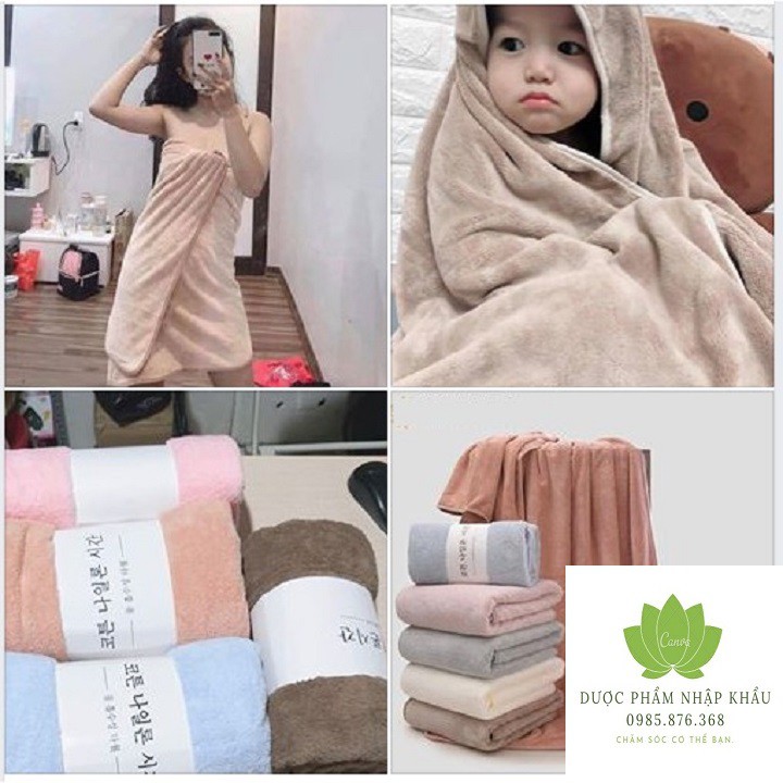 ⚡️𝐅𝐑𝐄𝐄 𝐒𝐇𝐈𝐏⚡️ Khăn tắm hàn quốc chất lông cừu Cao Cấp size 140*70