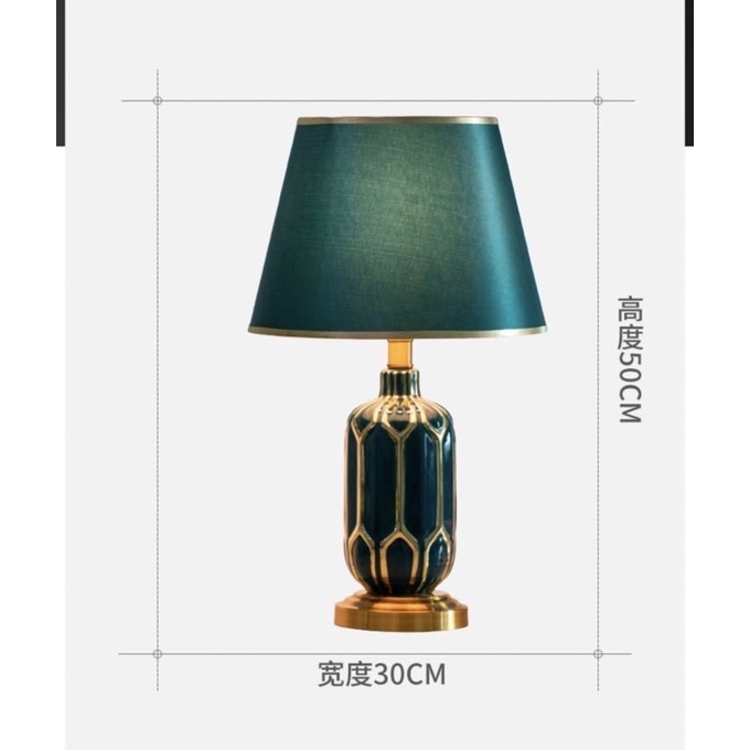 Đèn ngủ để bàn đèn tap trang trí thân sứ cao cấp 50cm