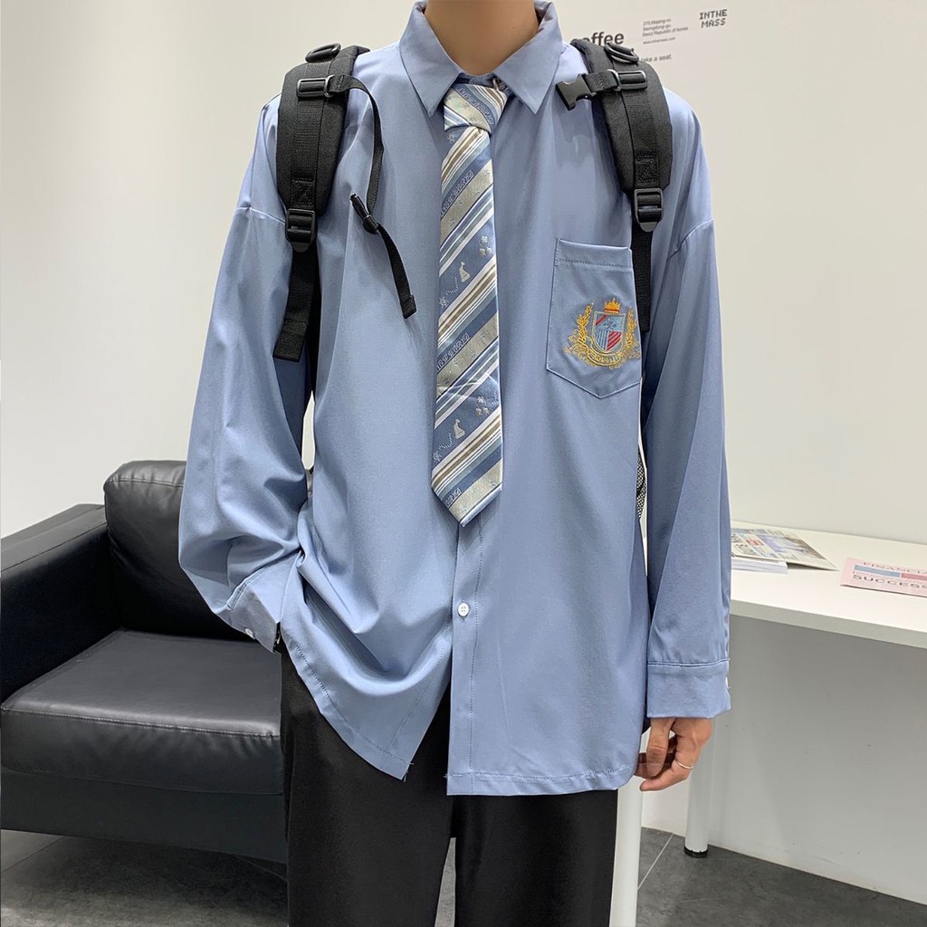 Bộ Đồng Phục Học Sinh Tay Dài Thời Trang Dành Cho Nam (Có Bán Áo Riêng) | BigBuy360 - bigbuy360.vn