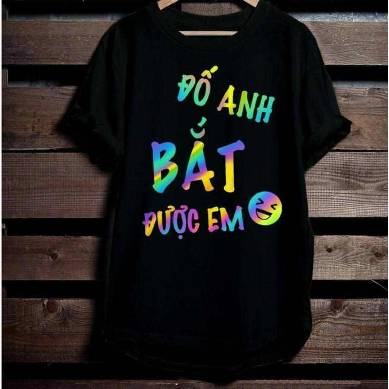 Áo Thun UniSex - Áo In Thun Phản Quang Cổ Tròn Tay Lỡ Form Rộng Cho Cả Nam Và Nữ Siêu Xinh | BigBuy360 - bigbuy360.vn